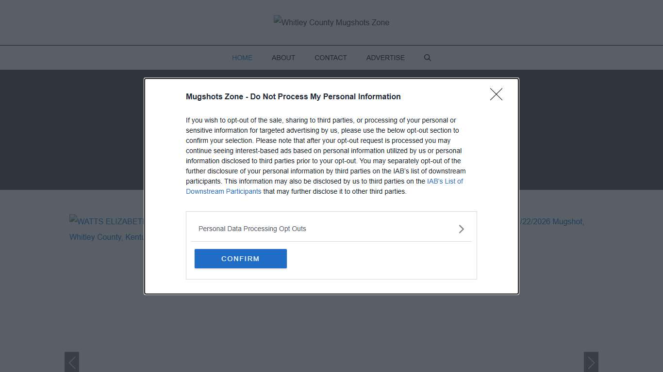 Whitley County Mugshots Zone